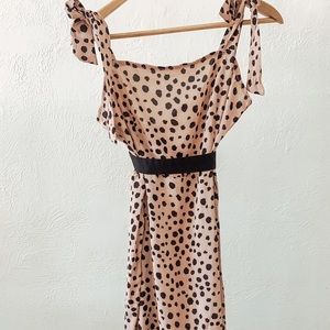 Animal print dress
